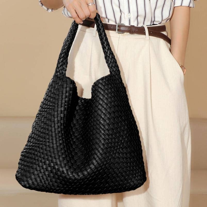 The black woven tote bag: A versatile and stylish accessory